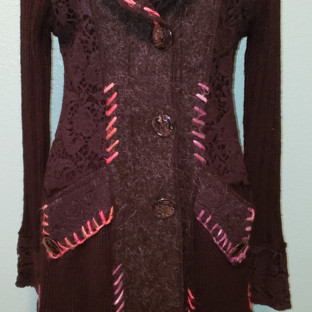 Vintage Concept Coat Syle Cardigan